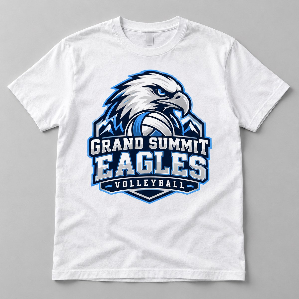 Grand Summit Eagles volleyball concept shirt by MiPro Custom Tees