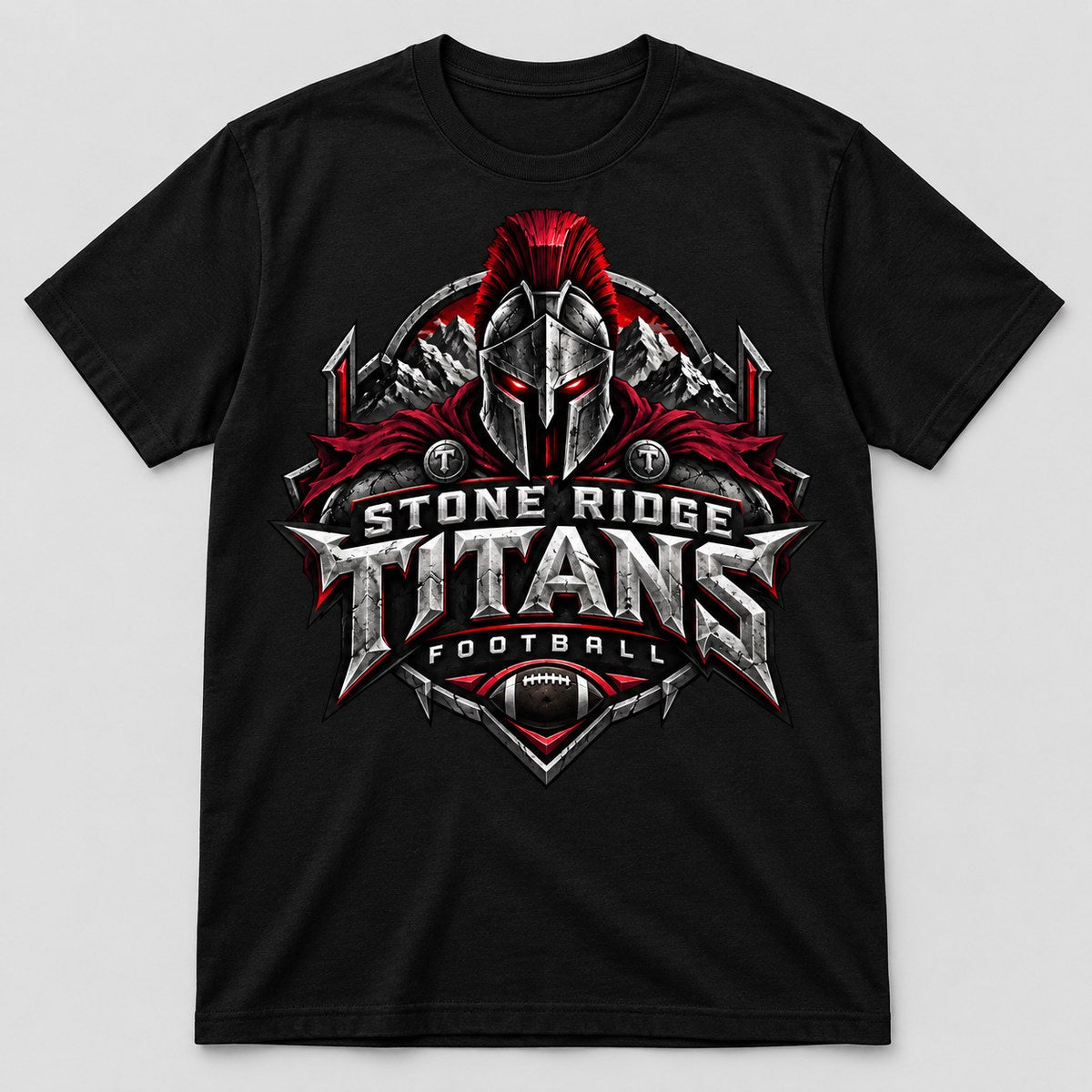 Stone Ridge Titans football concept shirt by MiPro Custom Tees